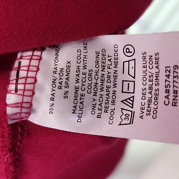 Ann Taylor Factory Long Sleeve Tee Rayon sz XL - Picture 4 of 7